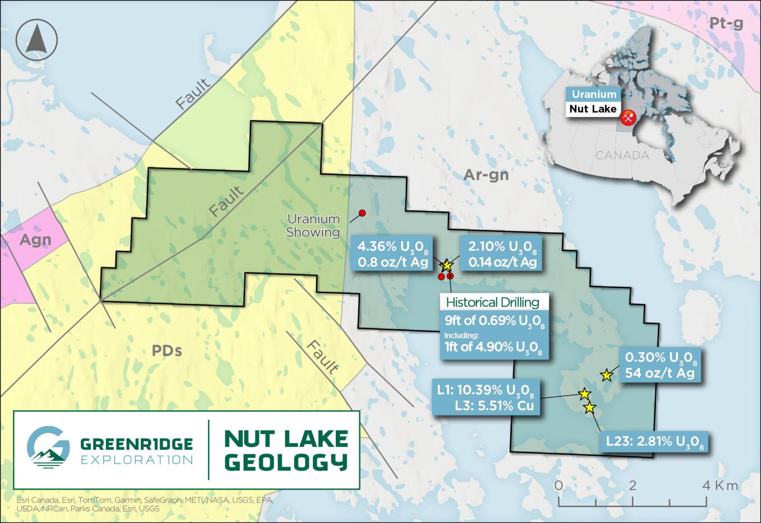 Nut Lake Project Greenridge Exploration