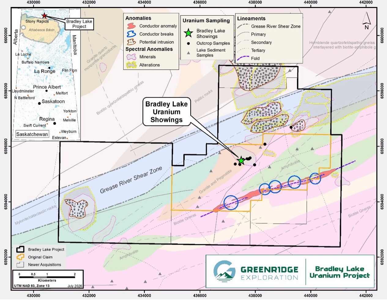 Greenridge Exploration Triples the Size of the Bradley Lake